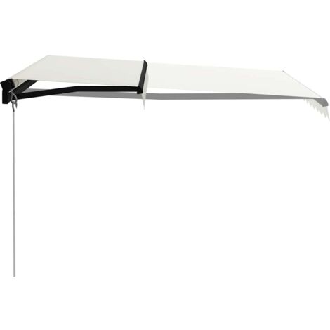Auvent manuel rétractable 300x250 cm Crème