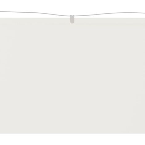 Auvent Marquise vertical, Store Banne pour Jardin Balcon Terrasse, Blanc 140x600 cm Tissu oxford OIB5745E
