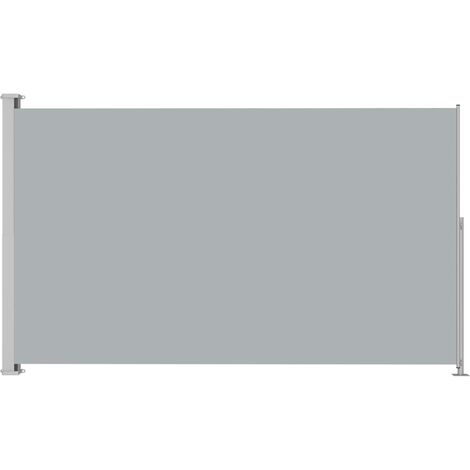 Auvent paravent store brise-vue latéral rétractable de patio jardin terrasse balcon protection visuelle écran 200 x 300 cm gris