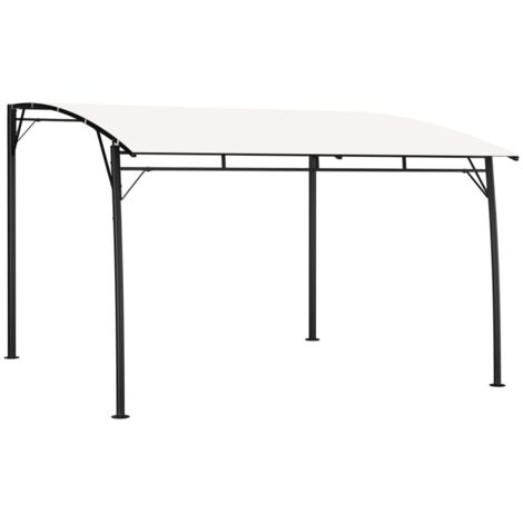 Auvent pare-soleil de jardin - Auvent de jardin Soleil imperméable 3x3x2,55 m Crème BV314925 - BonneVie