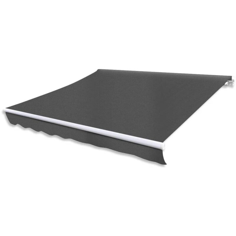 Auvent pliable manuel 300 cm Anthracite Vidaxl