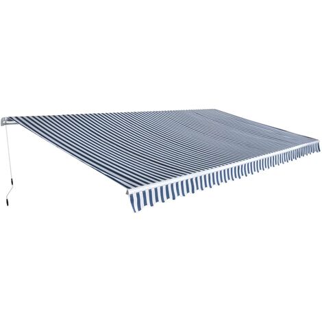 vidaXL Auvent Pliant à Manœuvre Manuelle Store de Balcon Terrasse Multi-taille