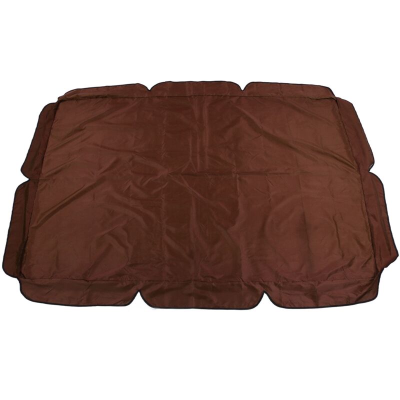 Auvent pour balançoire d'extérieur, cour de jardin, chaise à bascule imperméable, housse anti-poussière, tissu Oxford enduit argenté 210D, auvent