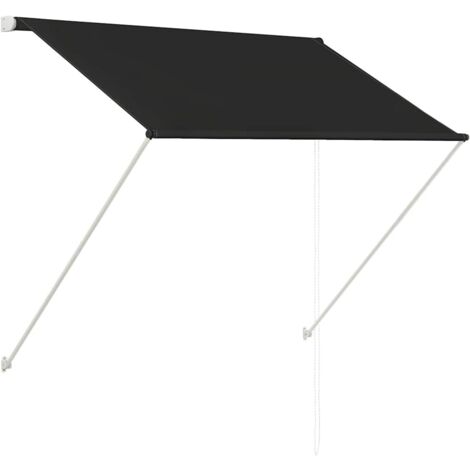 Auvent rétractable 100x150 cm Anthracite