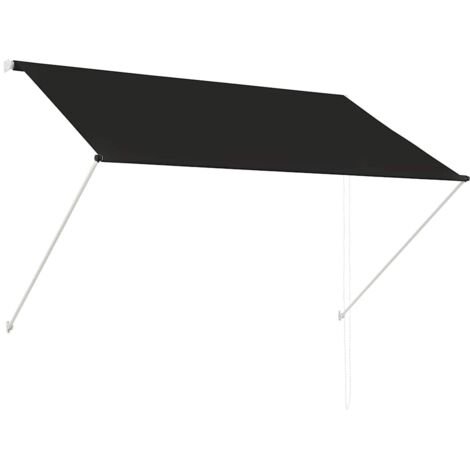 vidaXL Auvent Rétractable Fenêtre Terrasse Balcon Jardin Extérieur Multicolore