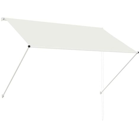 Auvent rétractable 200x150 cm Crème vidaXL
