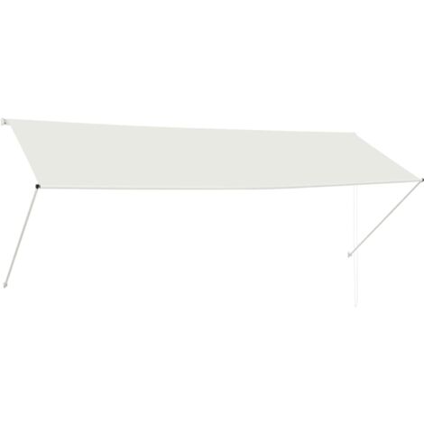 Auvent rétractable 350x150 cm Crème