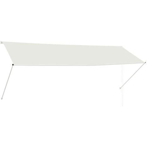Auvent rétractable 350x150 cm Crème