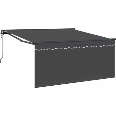 Auvent Rétractable Anthracite 300 x 250 cm