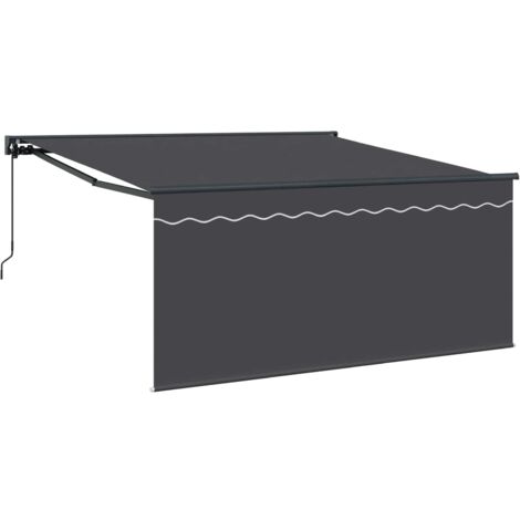 Auvent Rétractable Anthracite 300 x 250 cm