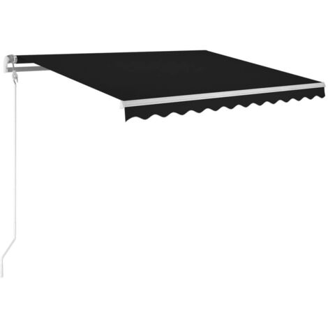 Auvent rétractable automatique 300x250 cm Anthracite