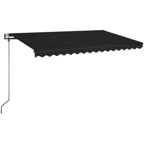 Auvent rétractable automatique 450x350 cm Anthracite