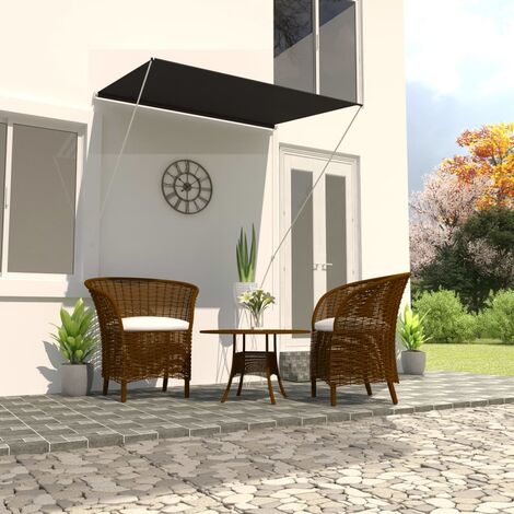 Auvent rétractable | Store Banne Marquise 150x150 cm Anthracite 74356 - Anthracite