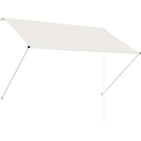 Auvent rétractable  Store Banne Marquise 200x150 cm Crème 49776