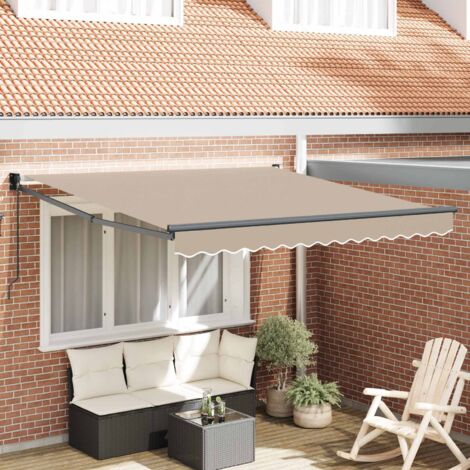 Auvent-Store banne Beige 300 x 250 x 165 cm Polyester
