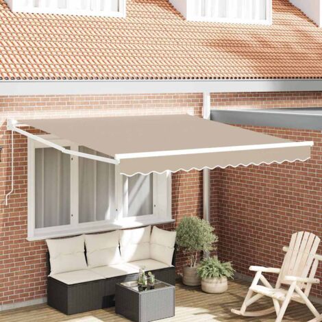 Auvent-Store banne Beige 300 x 250 x 165 cm Polyester