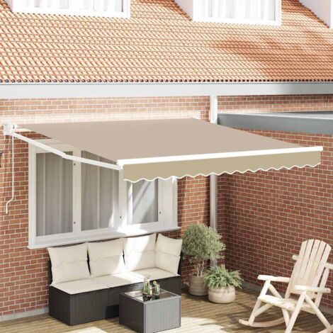Auvent-Store banne Beige 300 x 250 x 165 cm Polyester