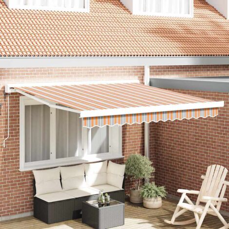 Auvent-Store banne Multicolore 300 x 250 x 165 cm Polyester et Aluminium