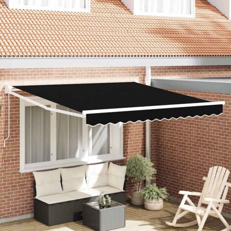 Auvent-Store banne Noir 300 x 250 x 165 cm Polyester 931134