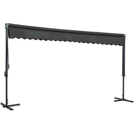 Auvent sur pied 500 x 300 cm Anthracite