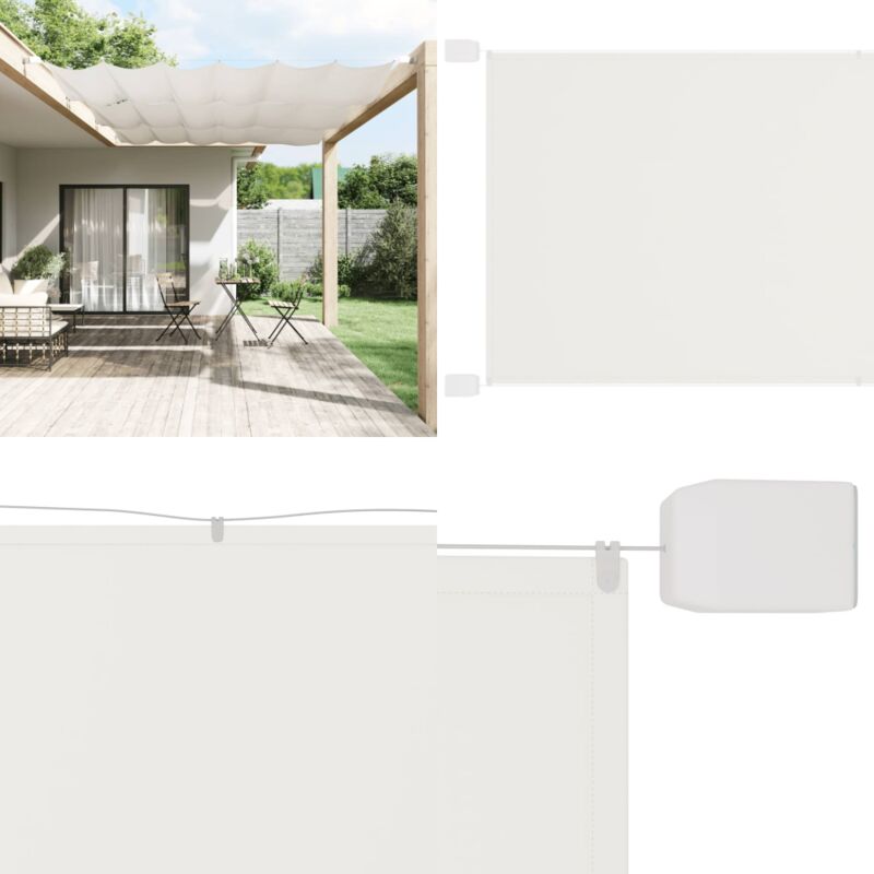 Vidaxl - Auvent vertical Blanc 140x270 cm Tissu oxford - Parasol - Écrans De Balcon - Voile D'ombrage - Intimité Balcon - Décoration Terrasse - Home