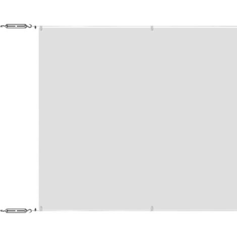 Auvent vertical,Marquise de luxe pour balcon,Jardin Blanc 140x600 cm Tissu oxford -FR81302