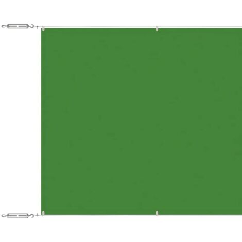 Auvent vertical,Marquise de luxe pour balcon,Jardin Vert clair 100x1200 cm Tissu oxford -FR95786