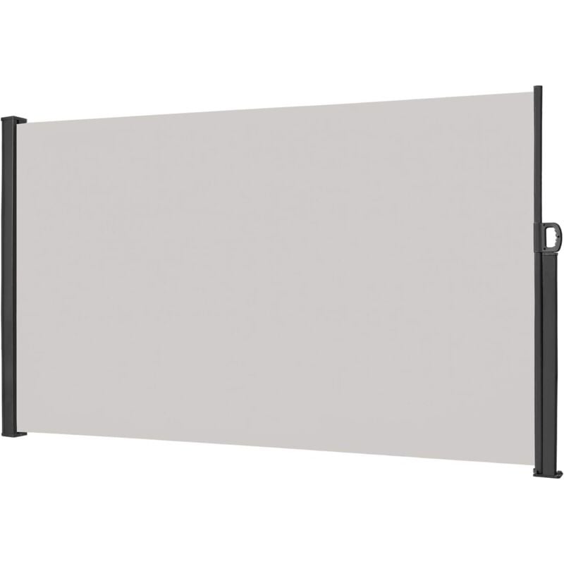 Auvents de Véranda Extérieur, 180x300cm Stores Latéral Extensible pour Patio, Paravent écran en Polyester Résistant, Brise Vue Rétractable pour