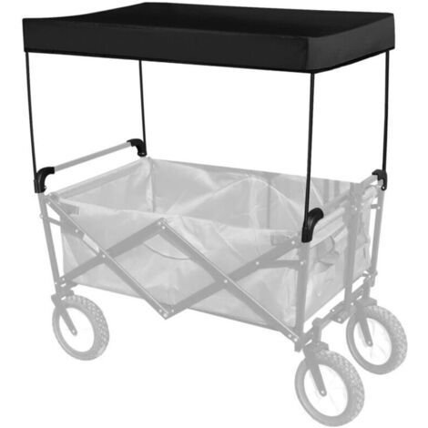 Auvents pour chariots de jardin. Protection solaire. Accessoires pour chariots. Camping. Pique-niques.