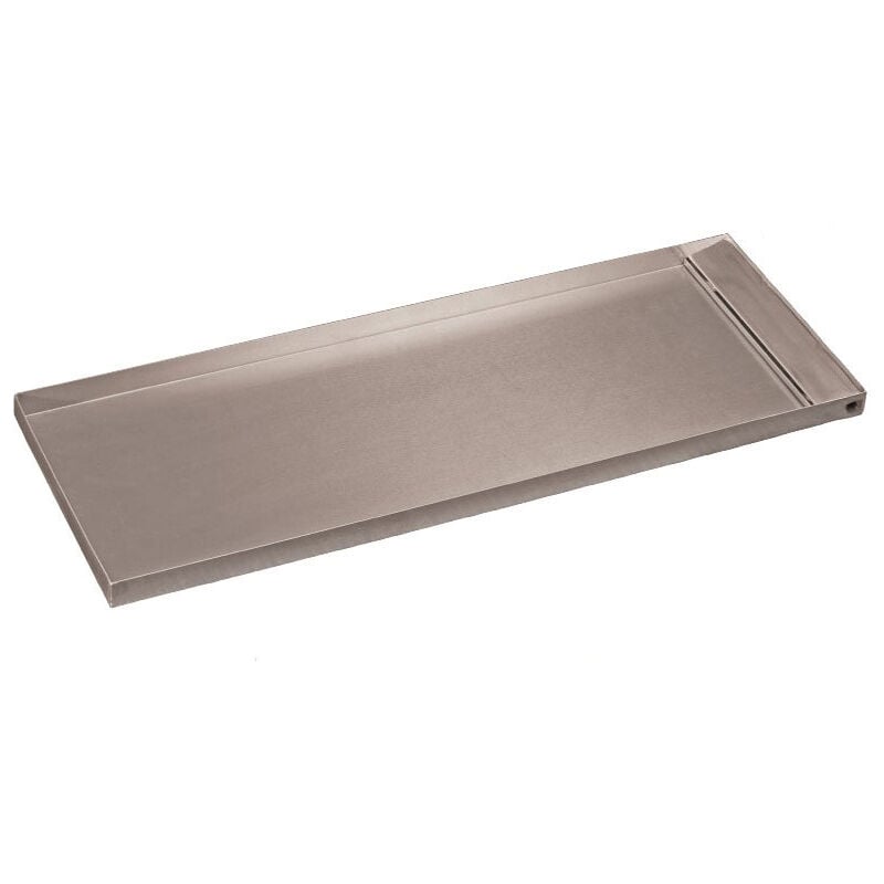 Auw Protection d'huile/bac à condensation en aluminium avec séparateur d'huile pour systèmes de climatisation et pompes à chaleur 590 x 1200 x 35 cm