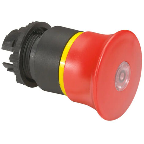 AUXILIAIRE DE COMMANDE ET DE SIGNALISATION TETE POUSS TIRER 40 ROUGE EN LUM LEGRAND 024082