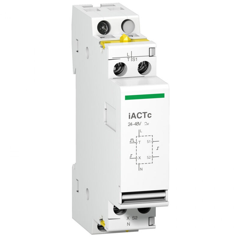 Schneider Electric - Acti9, iACTc auxiliaire entrée commande double 230VCA, pour iCT - A9C18308