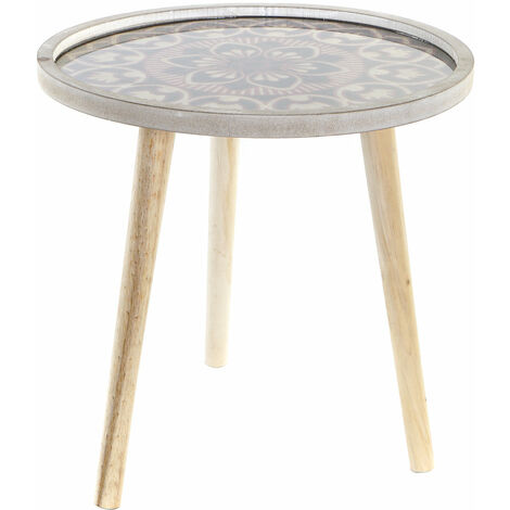 Auxiliary Table MDF 40x40x41 natürliches MDF -Material Multicolor Color Family Hilfstabellen Details