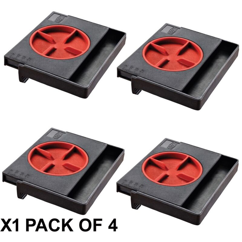 Bessey - AV2 Hardwood Laminate Parquet Flooring Edge Adjustable Spacer Set of 4