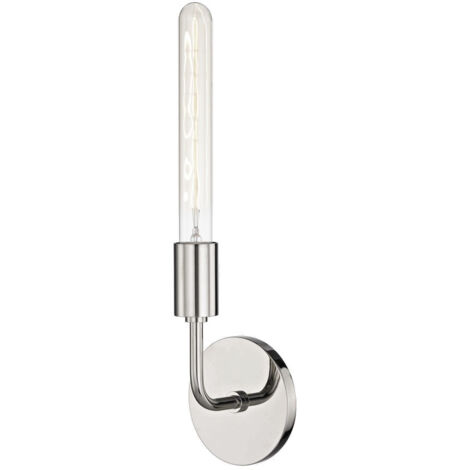 Ava Applique murale à 1 ampoule nickel poli