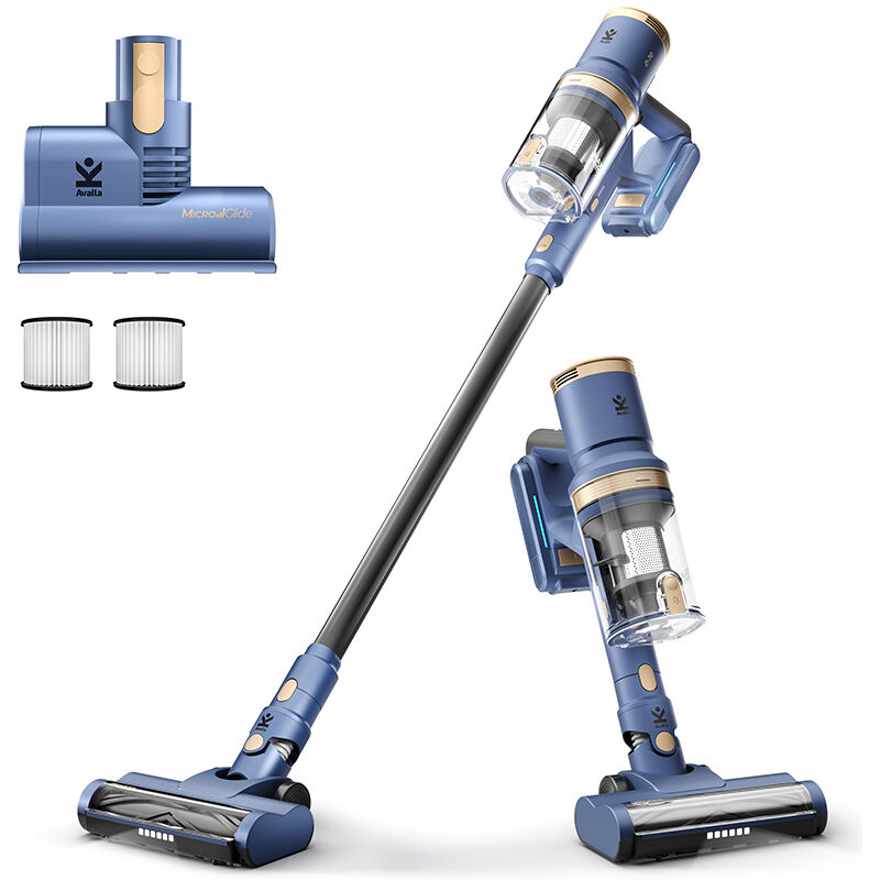 Avalla - D-70 Cordless Vacuum Cleaner Upholstery Bundle With Mega-Glide & Filters