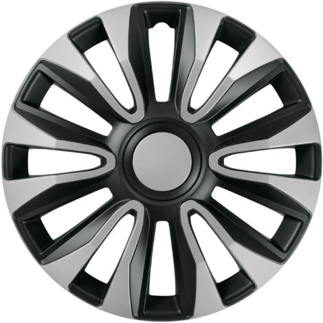 Avalone Silver & Black - Set 4 copricerchi - Ø 13"