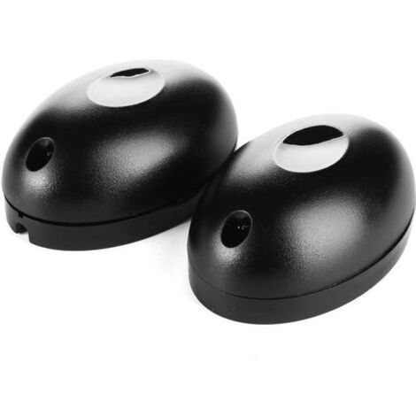 AVANC 2PCS Sécurité Porte Portail Cellule Photoélectrique Photocellule Faisceau Infrarouge Capteur 12-24V