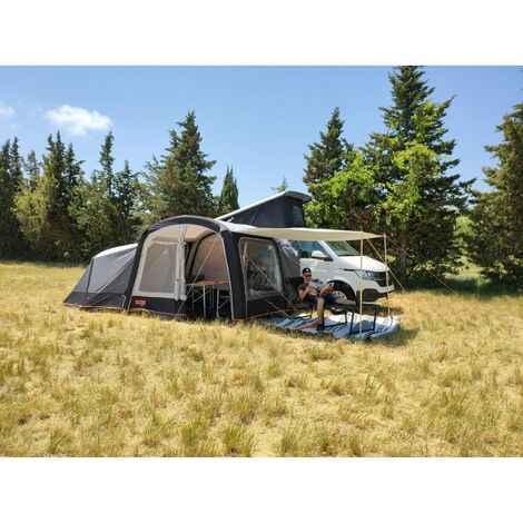 Avancée de côté pour auvents gonflables – Tissu imperméable et anti-UV – Protection contre pluie, vent et soleil – Installation facile – Soplair