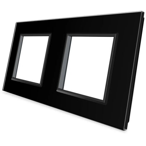 Avant 2x verre noir, 2 prises