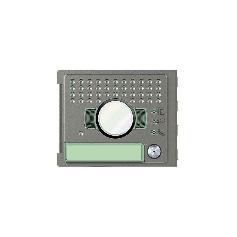 Bticino - Panneau avant a/v standard avec 1 bouton sur colonne unique, finition Robur