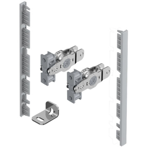 AvanTech YOU Verb.-Set für Innenfront z. kürzen Nutzung mit Zarge H=139, silber