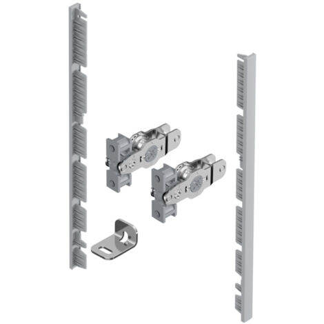 AvanTech YOU Verb.-Set für Innenfront z. kürzen Nutzung mit Zarge H=187, silber