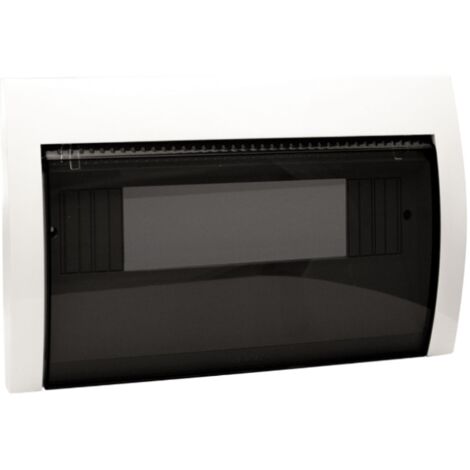 Ave 12 módulos tapa con puerta ahumada blanco DOMUS 53T12B