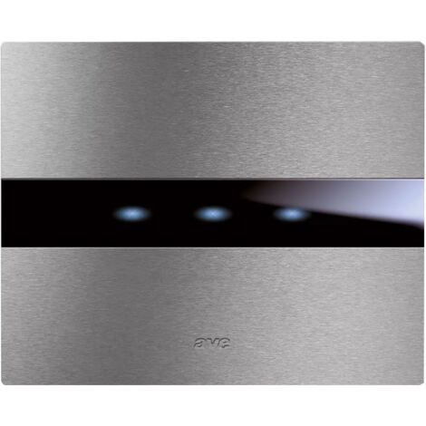 Ave ALLUMIA Plaque tactile 3 modules aluminium 44PATC3ALS