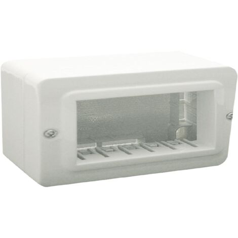 Ave contenitore minicanali autoportante ral9010 bianco s44 4 moduli 44qc04