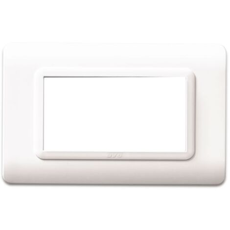 Ave Technopolymer Abdeckrahmen Sistema 44 weiß 4 Module 44PY04B