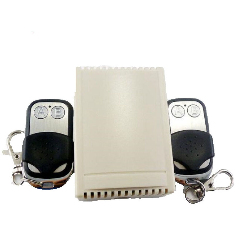 Avec 2 télécommandes EV1527, relais temporisé sans fil 433M dc 12V, 1sec-130hrs réglable