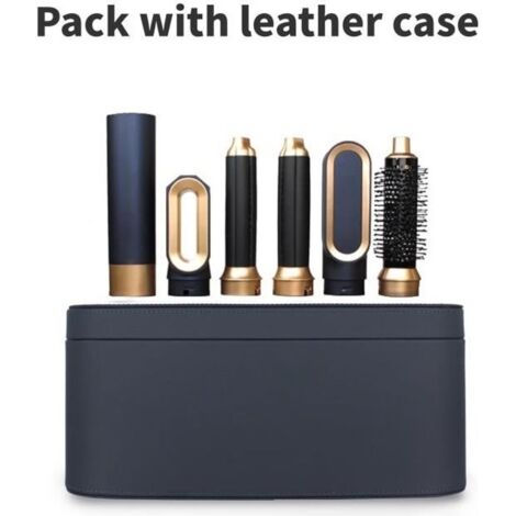 Avec étui en cuir - LES États-Unis - Fer à friser avec brosse à cheveux, Sèche-cheveux, Multi-styler, Fer à l