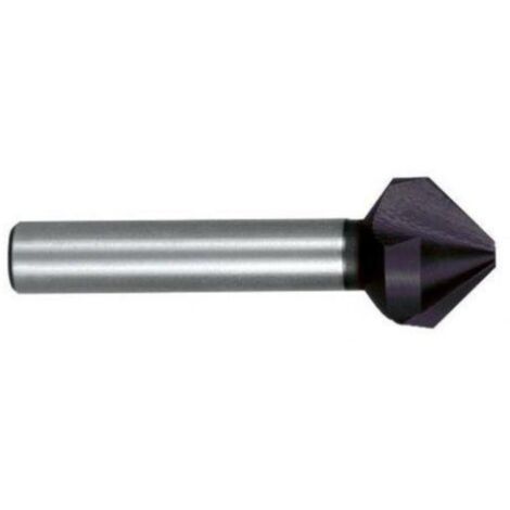 Avellanador DIN 335C 90 grados D.25mm Vástago HSS TiAlN Z.3 D.10mm RUKO